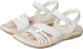 Skechers Reggae Slim - Coffee Run Womens Sandals White : 12 B - Medium, Textile
