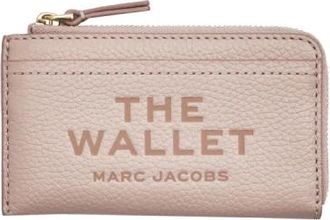 Marc Jacobs The Top Zip Multi Wallet - Dames - Portefeuilles - Roze - ONE Size - Leer - Accessoires