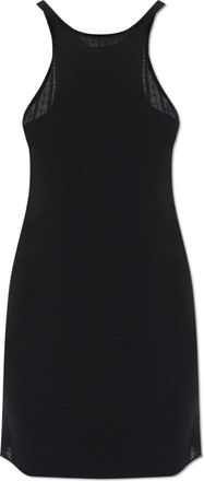 Rick Owens Tanktop met decoratieve riem - Dames - Tops zonder mouwen - Zwart - M - Katoen - Tops