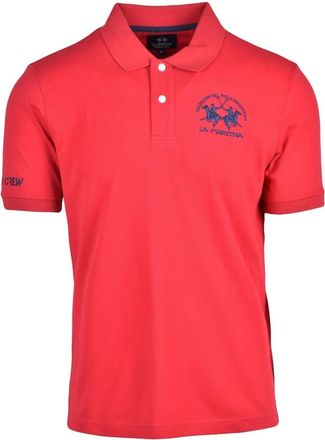 La Martina Tops, Heren, Rood, M, Katoen, Polo
