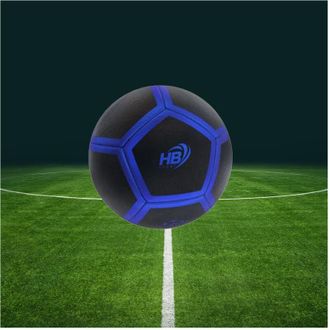 Trade Shop Trade Shop - Pallone Palla Da Calcio Blu E Nero Calcetto Misura 21 Cm Allenamento Gara 06564