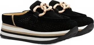 Softwaves Womens Carlisa Slip On Mules In Black