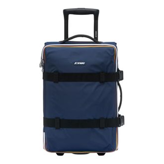 K-Way Blossac S Trolley - unisex - Handbagage koffer - Blauw - ONE Size - Polyester - Koffers