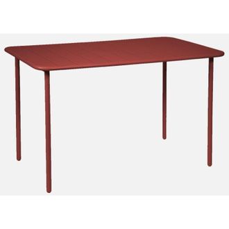 Sweeek Tavolo da giardino in acciaio, 4 posti, 120cm