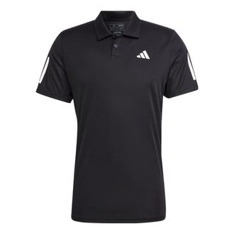 adidas Club 3-Stripes Polo Shirt Black IS2294