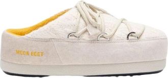 Moon Boot EVX Rose Knit Mules - Dames - Slip ons - Beige - 37 EU - Wol - Schoenen