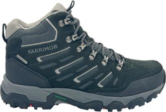 Karrimor Waterdichte wandelschoenen van leer voor heren, model Mount Mid (Zwart/Grijs)