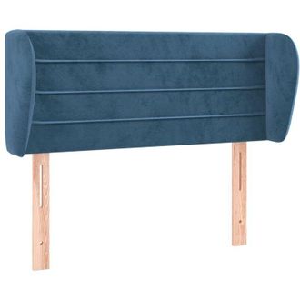 vidaXL Cabecero De Terciopelo Azul Oscuro 103x23x78/88 Cm Vidaxl