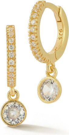 Glaze Jewelry 14K Over Silver Cz Earrings