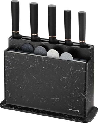 OEM Juego De Cuchillos De Cocina En Bloque Con Tablas De Cortar Klausberg Kb-7834