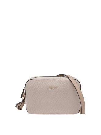 Liu Jo Beige Logo Crossbody Bag