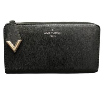 Louis Vuitton Pre-owned Wallets, male, Black, Size: ONE SIZE Pre-owned Portefeuille Comete Veau Cachemire Long Wallet