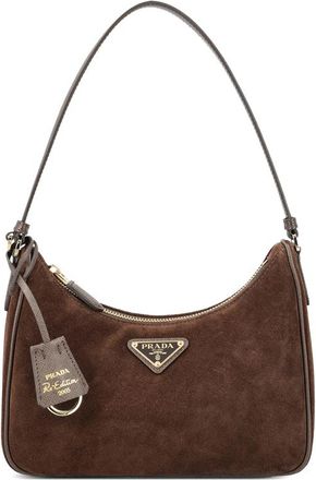 Prada Re-Edition 2005 Suede Shoulder Bag