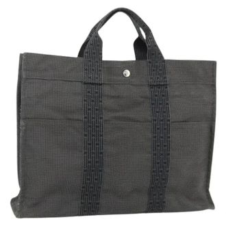 Herm&egrave;s Pre-owned Tote Bags, female, Gray, Size: ONE SIZE Pre-owned Vintage Tote Bag