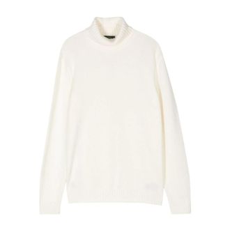 Zanone Turtleneck - male - Zanone - Turtlenecks - White - 2XL - Knitwear