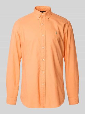 Polo Ralph Lauren Freizeithemd mit Knopfleiste in Orange, Gr&ouml;&szlig;e L