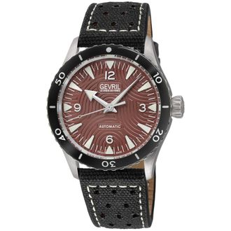 Gevril Group Franklin Automatic Red Dial Mens Watch 46811
