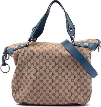 Gucci Pre-owned Gucci Large GG Canvas Icon Bit Satchel Ladies 232949 520981