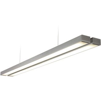 Loops Twin Commercial LED Suspension Light - 1494mm x 156mm - 2 x 26W CCT LED Module