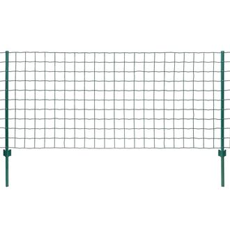 Berkfield Home Euro Fence Steel 20x1.5 m Green