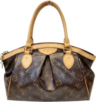 Louis Vuitton Brown Monogram Handbag Tote Bag (Pre-Owned)