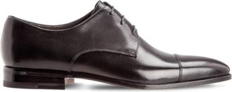 Moreschi Lipsia Derby - Heren - Nette schoenen - Zwart - 39 EU - Leer - Schoenen