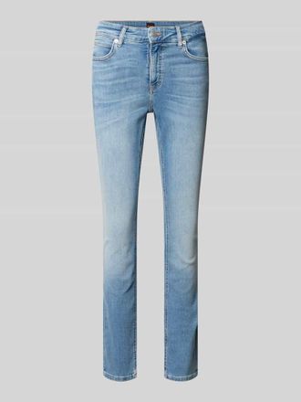 Boss Orange by Hugo Boss BOSS Orange Skinny Fit Jeans mit 5-Pocket-Design in Hellblau, Gr&ouml;&szlig;e 25