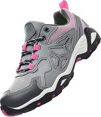 Generic Sport Shoes for Men UK, Hiking Shoe Breathable Walking Trainers Lace Up Trekking Shoes Chunky Soles Running Shoe Low-Top Outdoor Sneakers Comfortable 