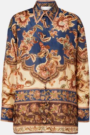 Zimmermann Aster printed silk shirt