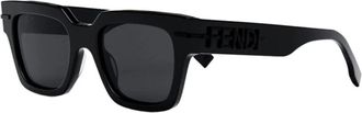 Fendi graphy Zonnebrillen - unisex - Zonnebrillen - Zwart - 54 MM - Accessoires