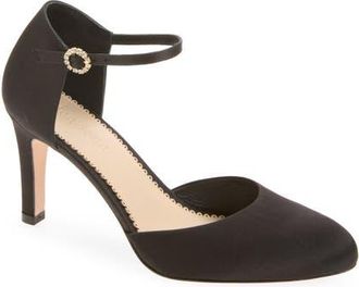 Cinq &agrave; Sept Mariana Satin Pump in Black at Nordstrom, Size 38.5