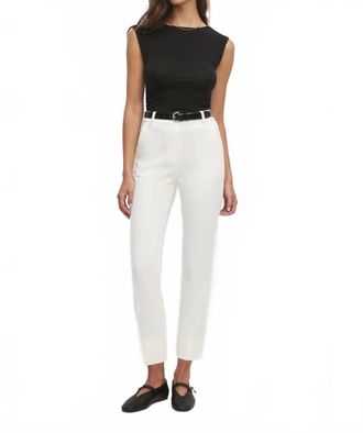 Favorite Daughter Favorite Cigarette Pants In Ivory