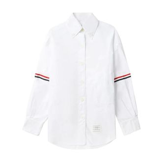 Thom Browne Mujer, Blusas y Camisas, Blanco, Talla: S