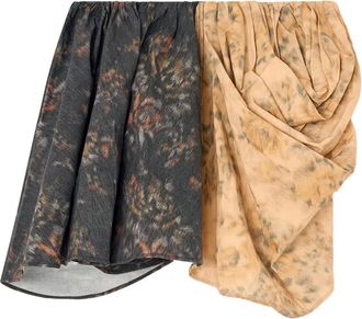 Ganni Minigonna con stampa - Giallo