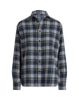 Ralph Lauren RELAXED FIT PLAID COTTON TWILL SHIRT