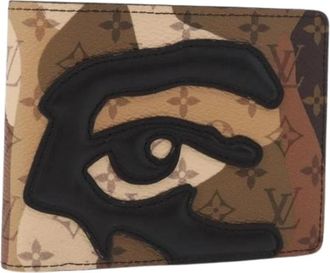 Louis Vuitton Pre-owned Wallets, female, Multicolor, Size: ONE SIZE Pre-owned Canvas Wallet