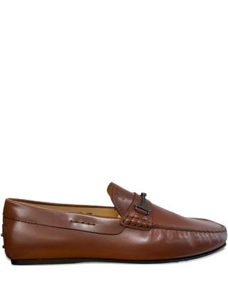 Tod's leather loafers - Brown