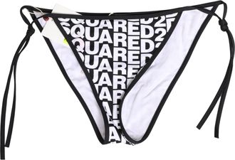 Dsquared2 Dsquared&sup2; Nylon Logo Print Bikini Bottom Womens Swimwear