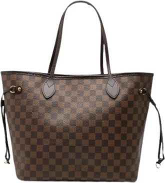 Louis Vuitton Pre-owned Neverfull MM - Dames - Vintage Shopper - Bruin - ONE Size - Leer - Vintage