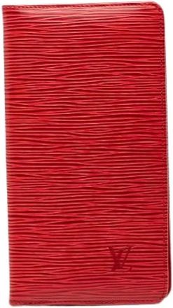 Louis Vuitton Pre-owned Wallets, female, Red, Size: ONE SIZE Pre-owned Epi Long Wallet (Porte Cartes Credit)