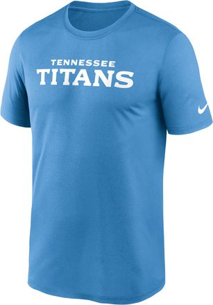 Nike Tennessee Titans Primetime Legend Wordmark Nike Mens Dri-FIT NFL T-Shirt in Blue | NKGK4AI9V-497