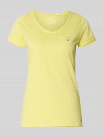 G.I.G.A. DX T-Shirt mit Brusttasche Modell GS23 in Hellgelb, Gr&ouml;&szlig;e 38