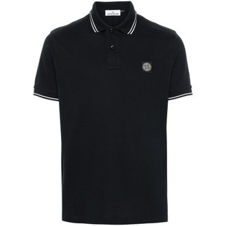 Stone Island Compass-motif Polo Shirt