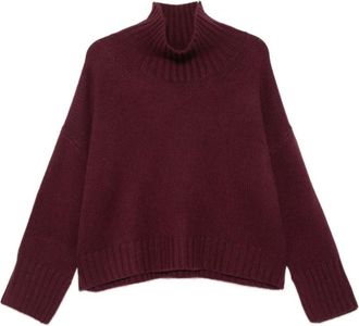 Soft Goat Truien & Vesten, Dames, Rood, XS, Wol, Boyfriend Crewneck