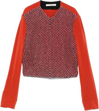 Balenciaga Giacca in tweed anni 2010 - Arancione