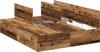 vidaXL Estructura De Cama Madera Vieja 200 X 140 X 31.5 Cm Vidaxl