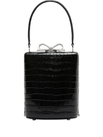 Self Portrait Clutch con fiocco - Nero