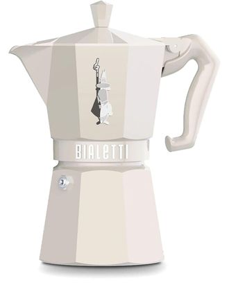 Bialetti Moka Express lasered-Alfonso coffee maker (187g) - unisex - Aluminium - OS - White