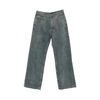 Rick Owens Heren, Jeans, Blauw, Maat: W33 Katoen
