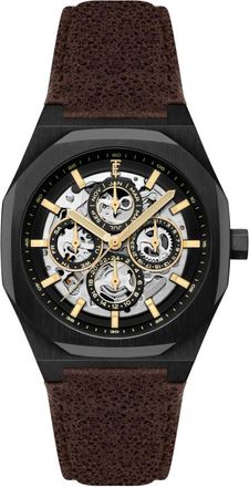Earnshaw Drake Triple Calendar Black Dial Mens Watch ES-8308-05